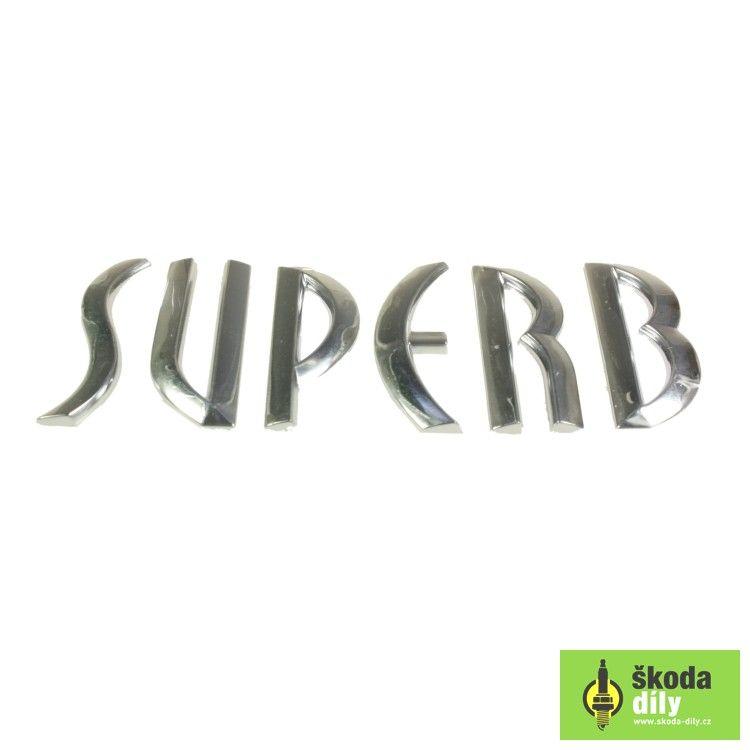 Super B Logo - Rear Superb Logo genuine part 3U5853687M739