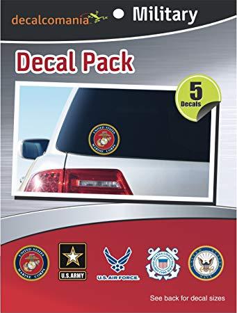 Military Car Logo - Amazon.com: U.S. Military Logo Branches Marine Corps Army Air Force ...