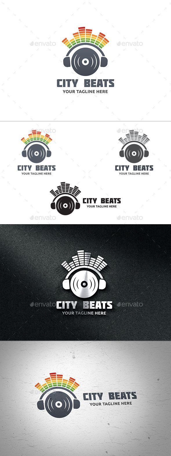 Colored Beats Logo - City Beats Logo by martinjamez Logo Features100 Vector Color