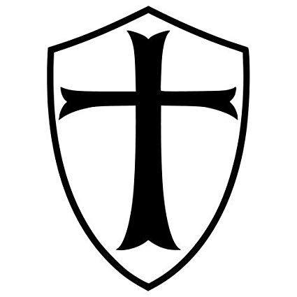 Templar Logo - Amazon.com: KNIGHT TEMPLAR LOGO STICKERS SYMBOL 5.5