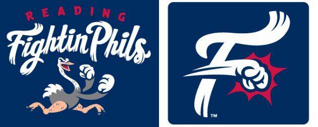 Different Phillies Logo - Double A Reading Changes Name To Fightin Phils