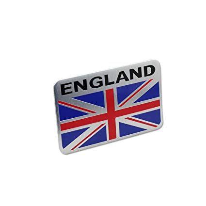 Generic Car Logo - Generic Car Racing Sports ENGLAND Britain Flag Oblong