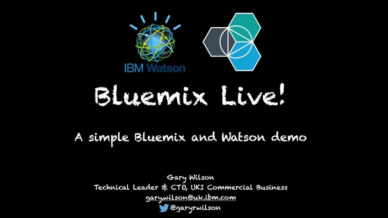 Use IBM Watson Logo - Use Watson Personality Insights on IBM Cloud - YouTube