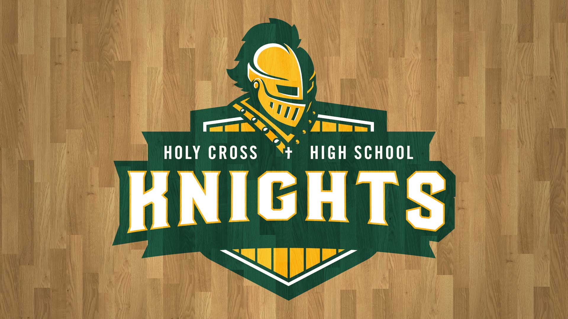 Knight Shield Logo - Holy Cross High School Logo Design
