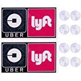 New Printable Uber Lyft Logo - Amazon.com : 2 UBER LYFT REMOVABLE DECAL SIGN PLACARD RIDESHARE (NEW ...