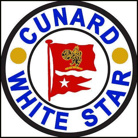 White Star Company Logo - In early 1935, White Star Line company's merger with Cunard Line ...