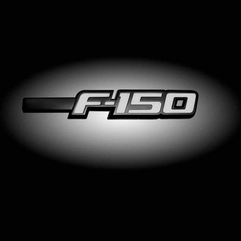 F150 Logo - RECON F-150 Illuminated Fender Emblems Red, White, & Amber w/Black ...