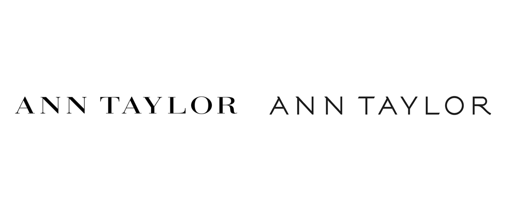 Slender Logo - Brand New: New Logo for Ann Taylor