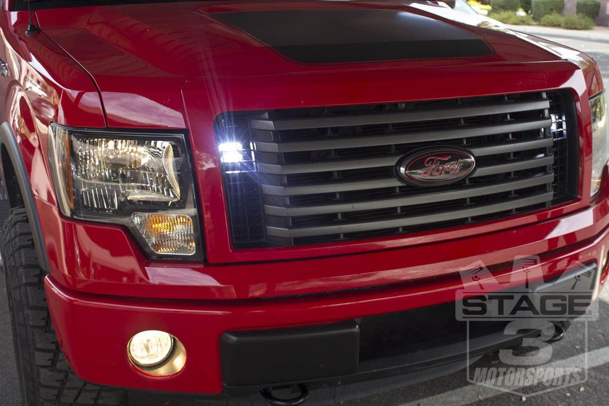 Black and Red F Logo - 2009 2014 F150 Oval Blackout Red Lettering Overlay Badge Kit Rear