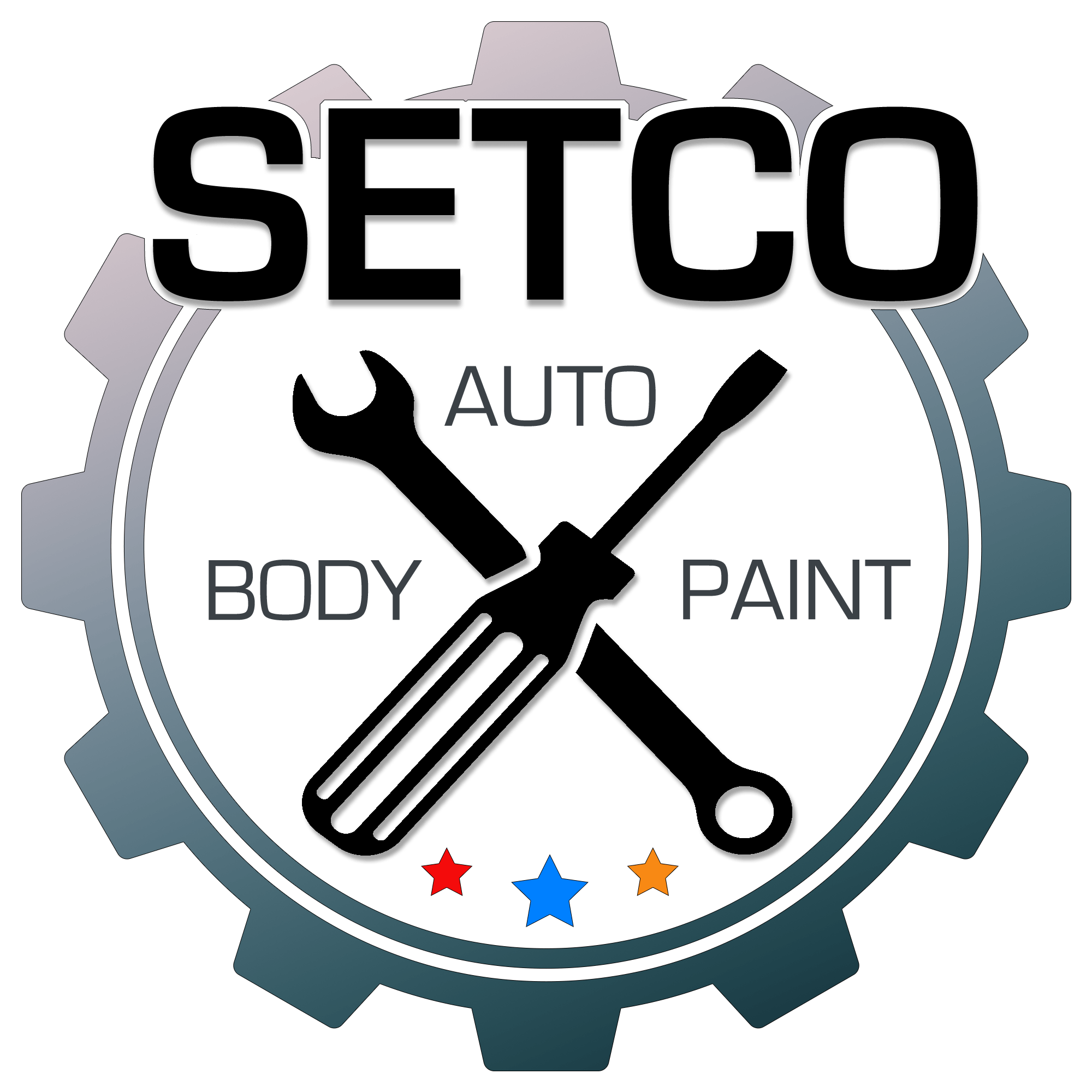 Auto Body Logo - SETCO Autobody Logo Design - Seviant™ Studios