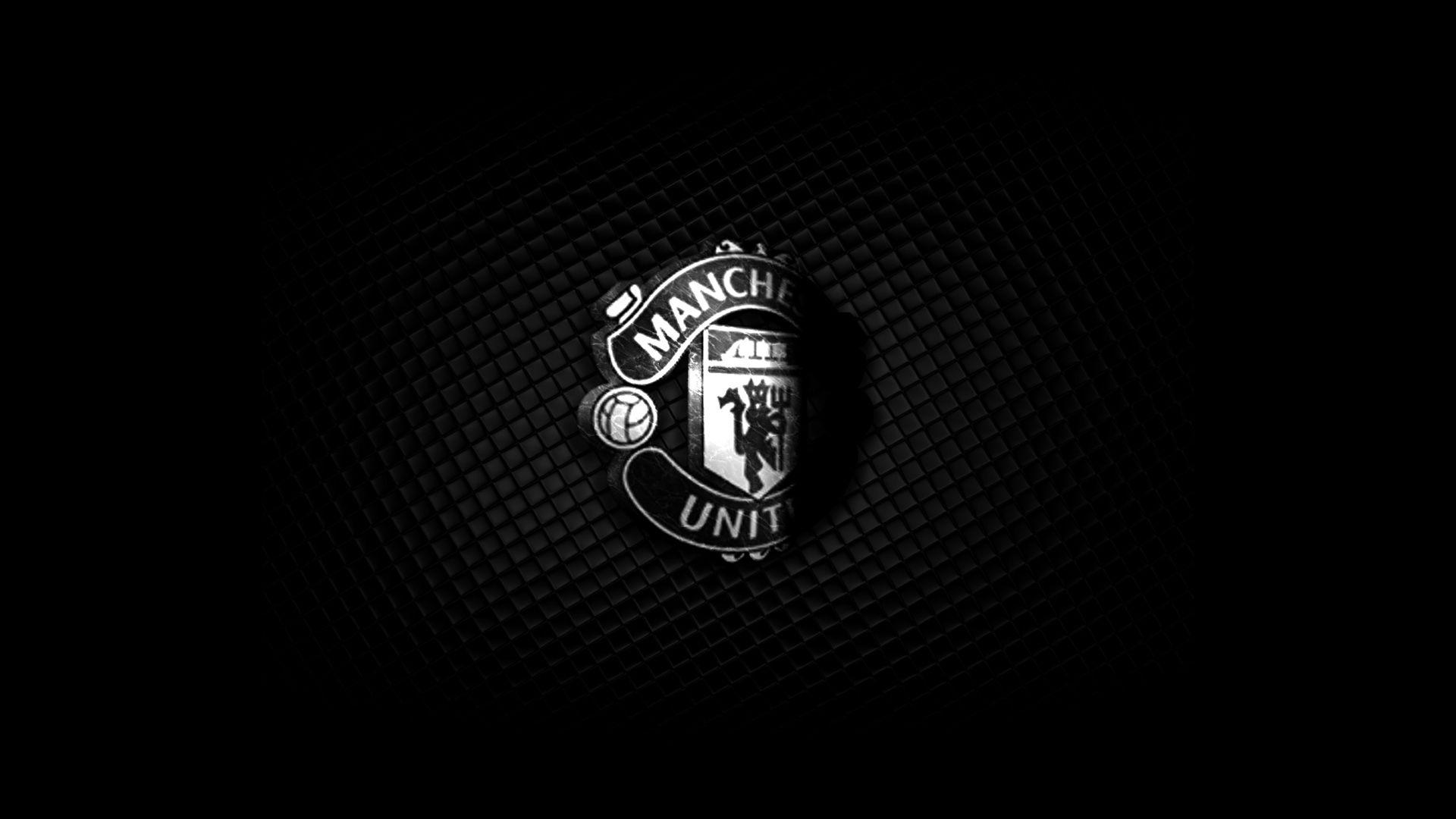 Cool Black Logo - Manchester United Black Logo Cool Soccer Wallpaper 1920x1080