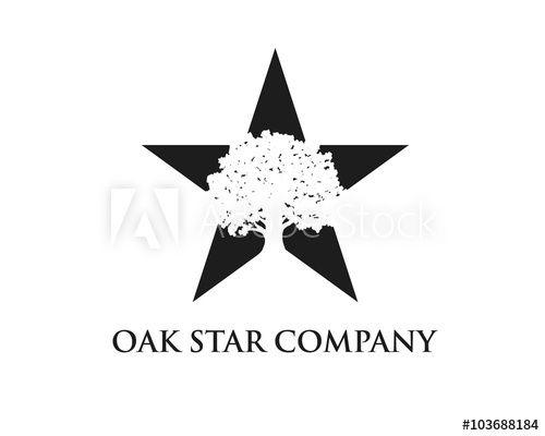 White Star Company Logo - oak tree company logo star this stock vector and explore