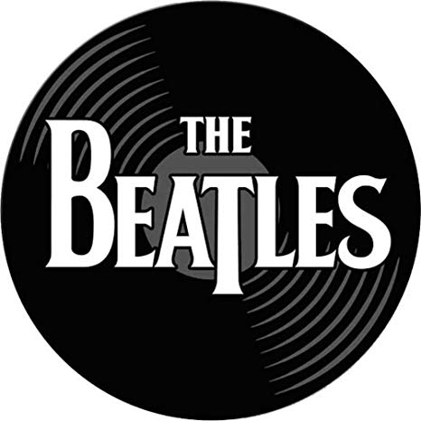 The Beatles Logo - Amazon.com : The Beatles Logo Record Style Black Computer Laptop ...