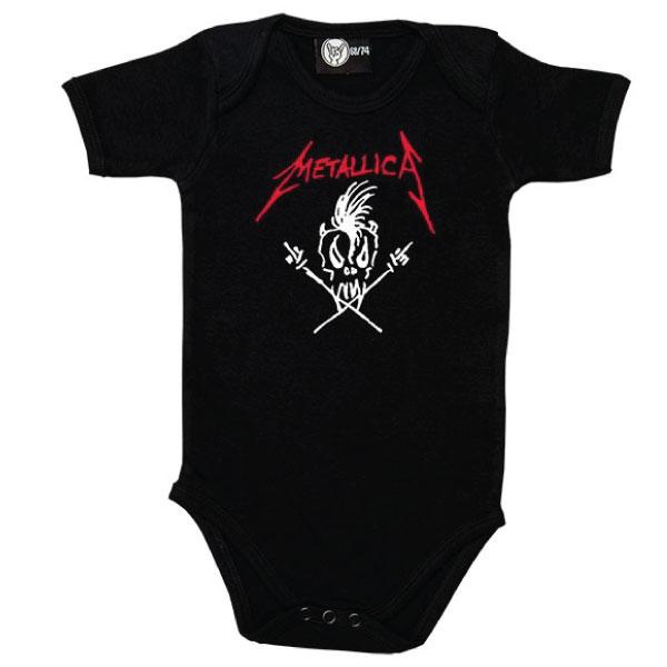 Cool Black Logo - Metallica Babygrow Guy Logo