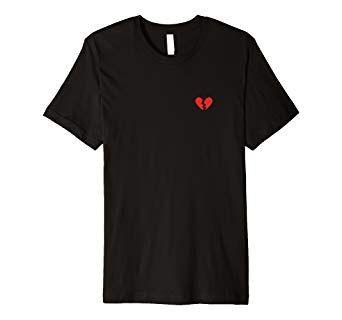 Broken Heart Logo - Broken Heart Logo Tee: Clothing
