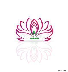 Lotus Flower Vector Art Logo - Best lotus logo image. Lotus logo, Lotus flower, Lotus