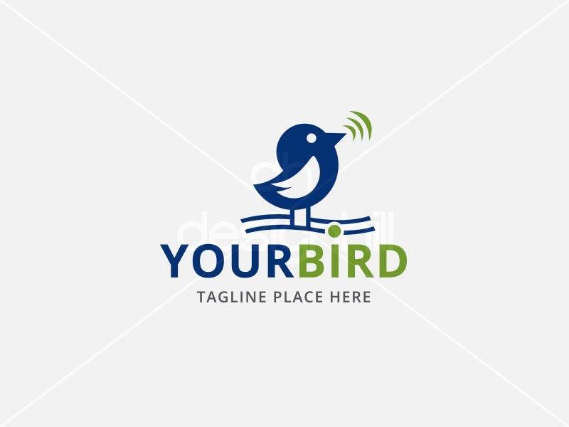 Cute Bird Logo - Cute Bird Singing Logo by Zixlo | Business & Consulting | Designhill