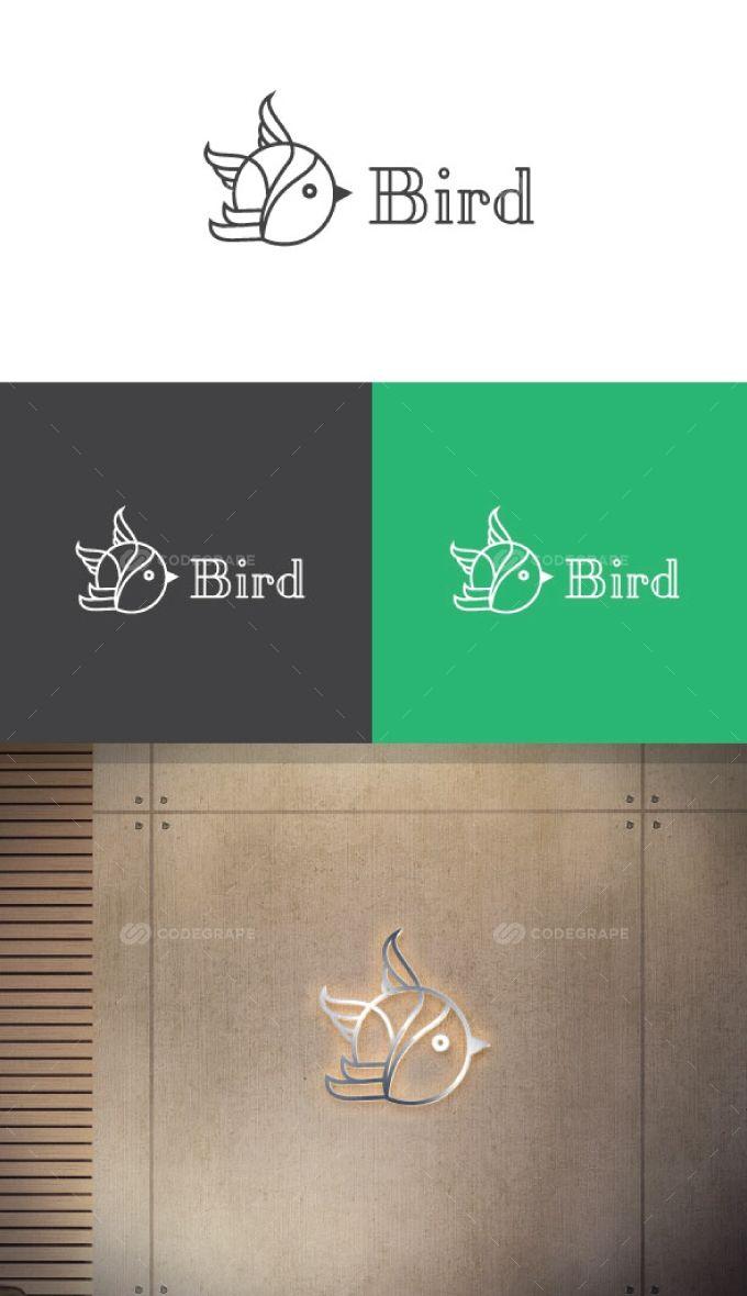 Cute Bird Logo - Cute Bird Logo - Print | CodeGrape