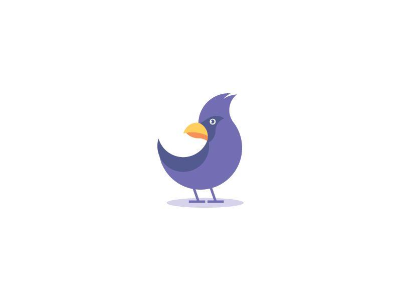 Cute Bird Logo - Cute Bird Logo by Kanat Kasmambetov | Dribbble | Dribbble