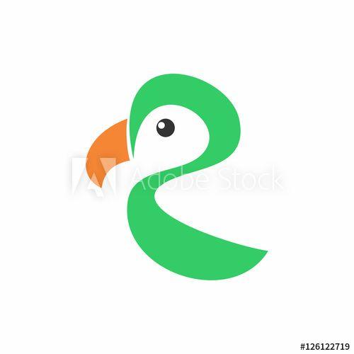 Cute Bird Logo - Abstract Cute Bird Logo - Vector Icon - Buy this stock vector and ...