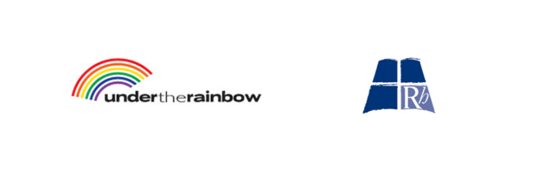 Rainbow Banner Logo - Under the Rainbow Banner with RH Logo