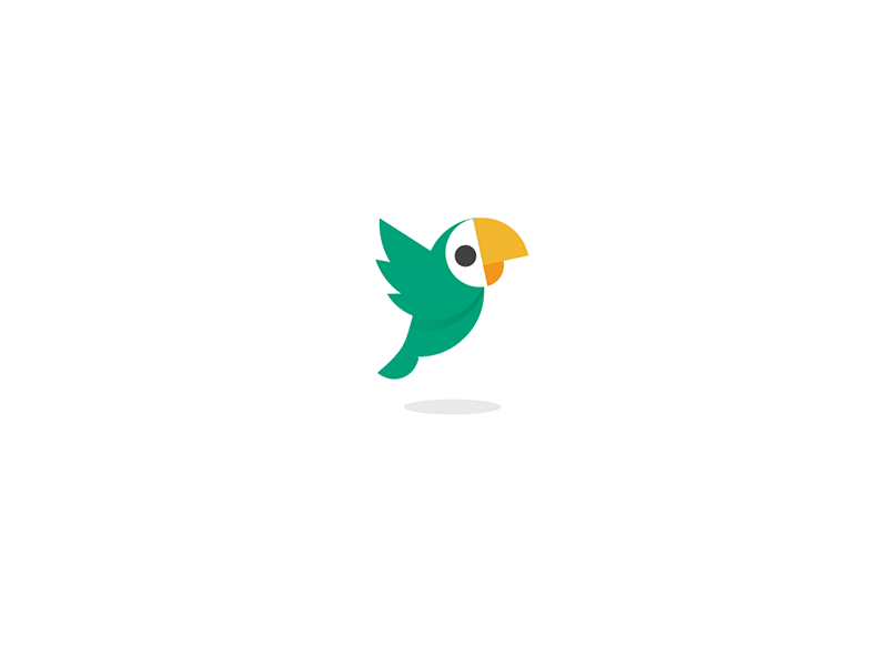 Cute Bird Logo - Chatimity - parrot-mascot-logo-design | Deividas Bielskis