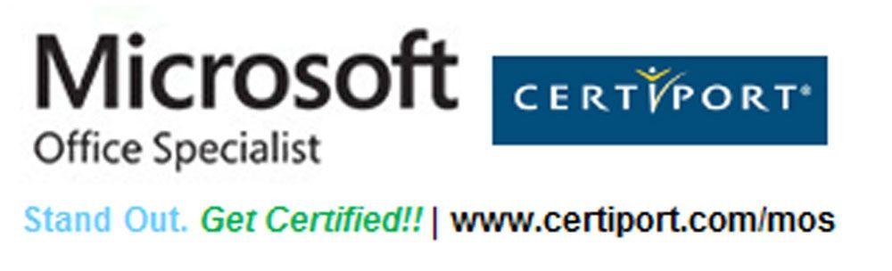 Microsoft Certification Logo - Microsoft Office Certification
