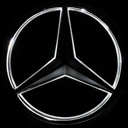 Mercedes Logo - Amazon.com: JetStyle LED Emblem for Mercedes Benz 2011-2018, Front ...
