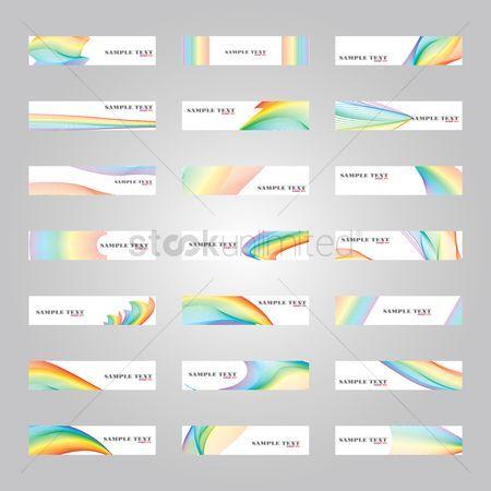 Rainbow Banner Logo - Free Rainbow Banner Stock Vectors