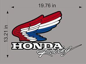 Vinyl Racing Logo - Honda Racing Logo USA / 20