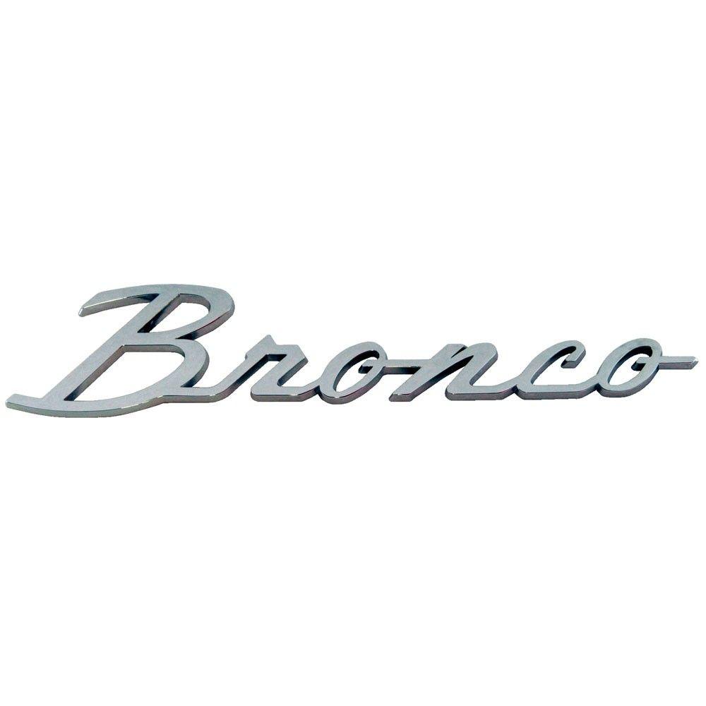 Ford Bronco Logo - Scott Drake C6TZ-16098-B Bronco Fender Emblem 1966-1977