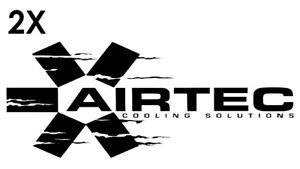 Vinyl Graphics Logo - 2X AIRTEC Logo Vinyl Cut Sticker Decals Airtec Intercooler Vinyl