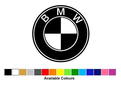 Vinyl Graphics Logo - BMW STICKER, VINYL Graphics Logo, Exterior, 75mm, Choose From 15 ...