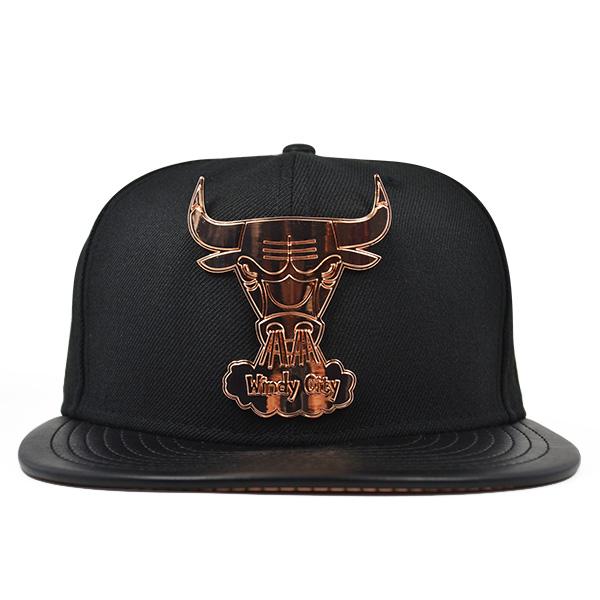 Black and Gold Bulls Logo - Chicago Bulls HARDWARE LOGO Black/Rose Gold FITTED 59Fifty New Era ...