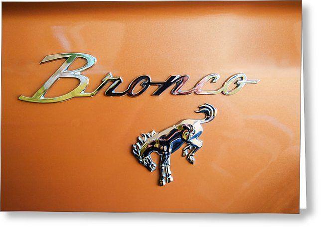 Ford Bronco Logo - Ford Bronco Emblem Greeting Cards | Pixels