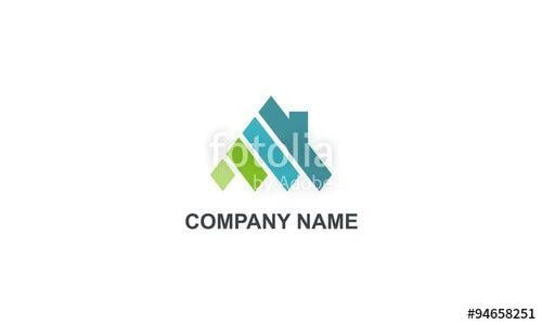 Abstract Company Logo - home abstract construction company logo Stock image and royalty