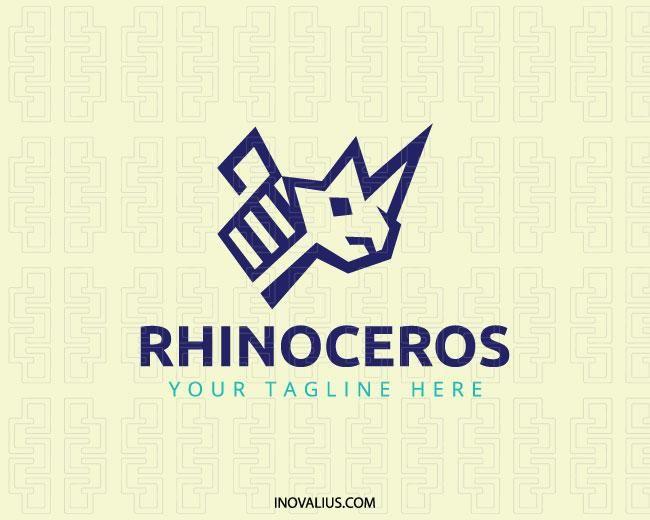 Abstract Company Logo - Rhinoceros Logo For Sale | Inovalius