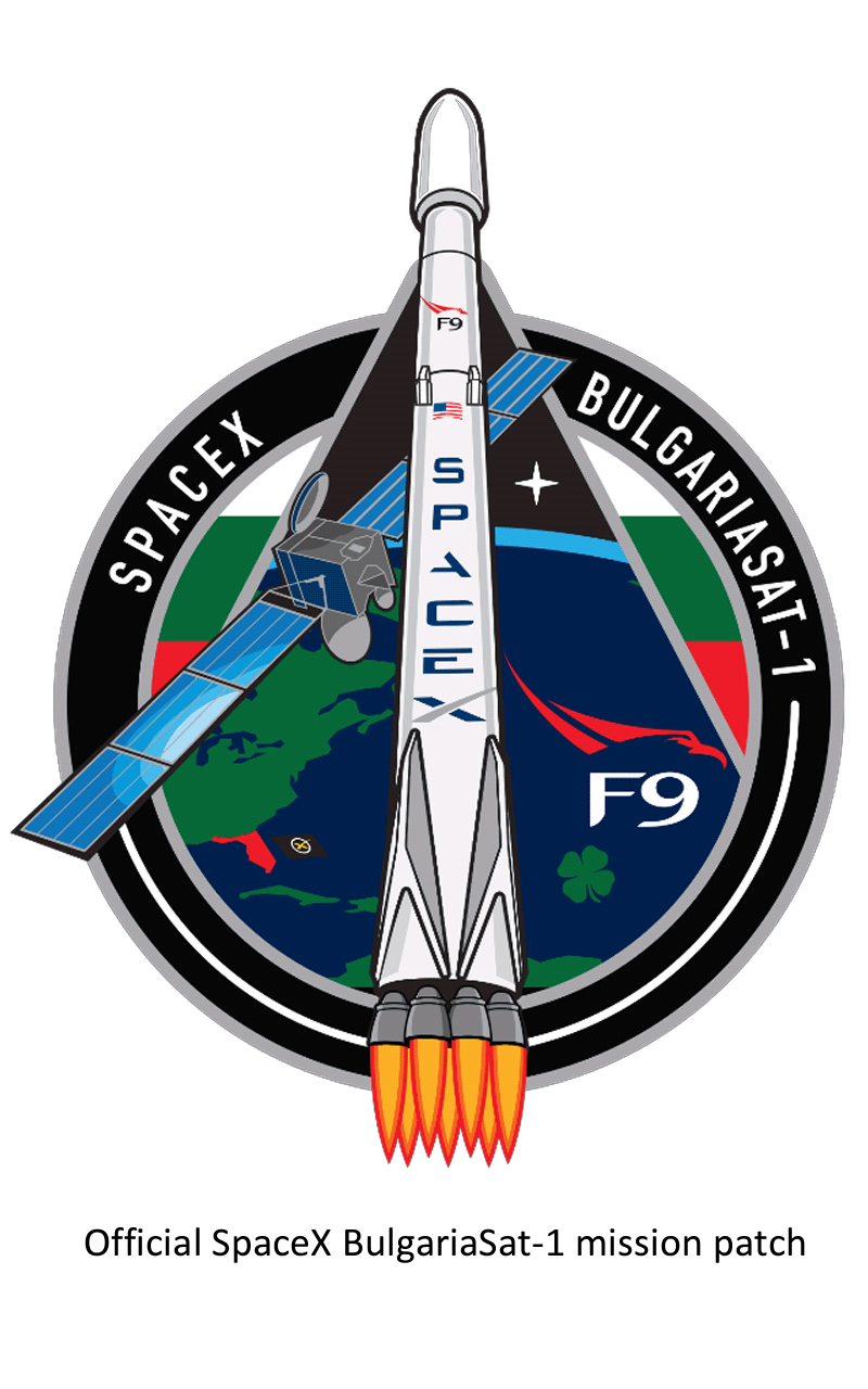 SpaceX Falcon Logo - BulgariaSat-1 Blazes to Orbit on Used SpaceX Falcon 9 Rocket as ...