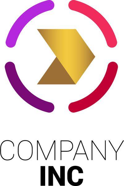 Abstract Company Logo - Abstract company logo icon Free vector in Adobe Illustrator ai .ai