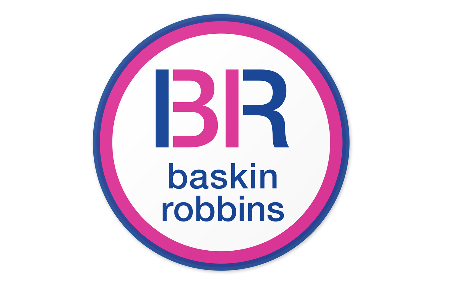Old Baskin Robbins Logo - Famous Logos in Helvetica — Steve Lovelace