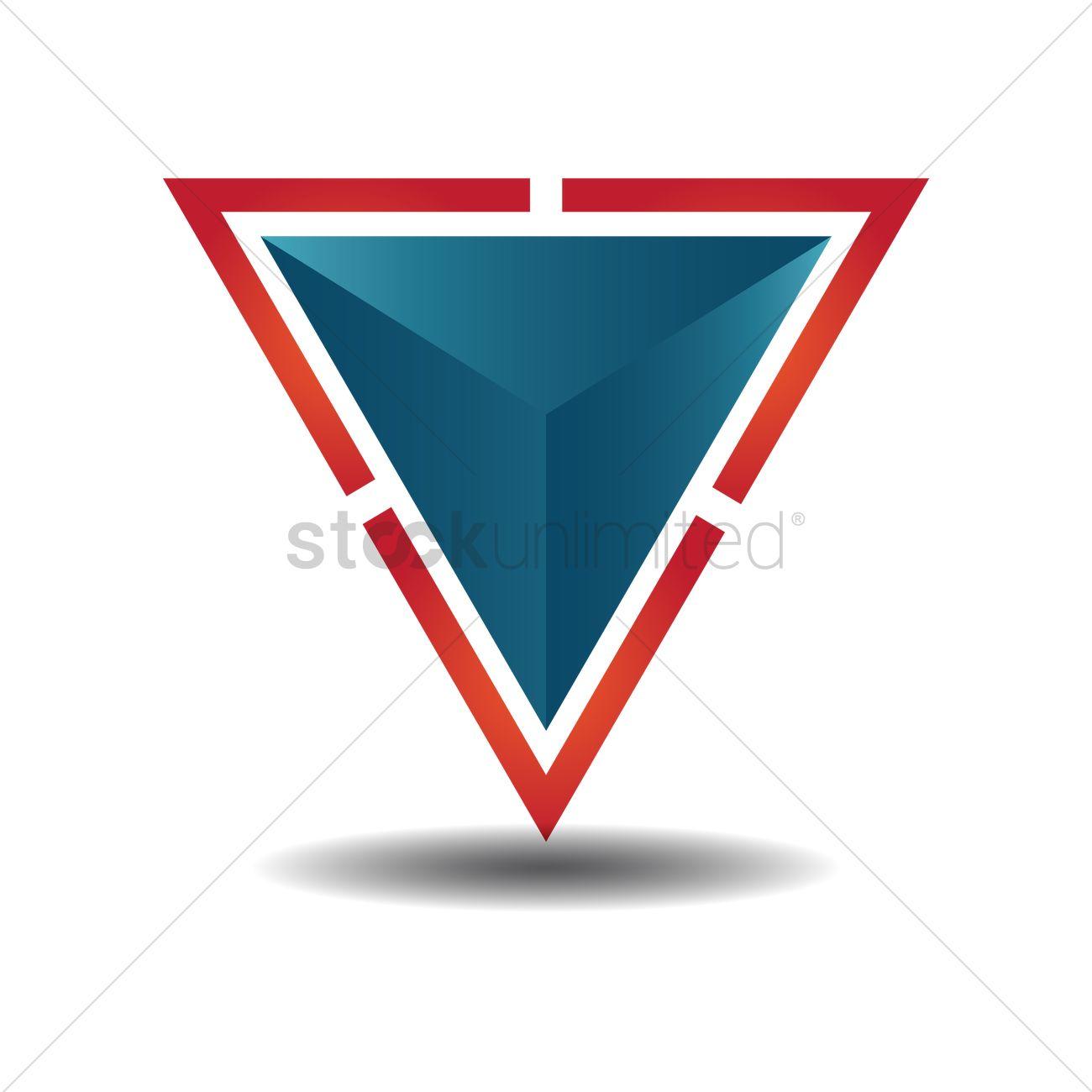 Triangle Logo - Triangle logo element Vector Image - 1939921 | StockUnlimited