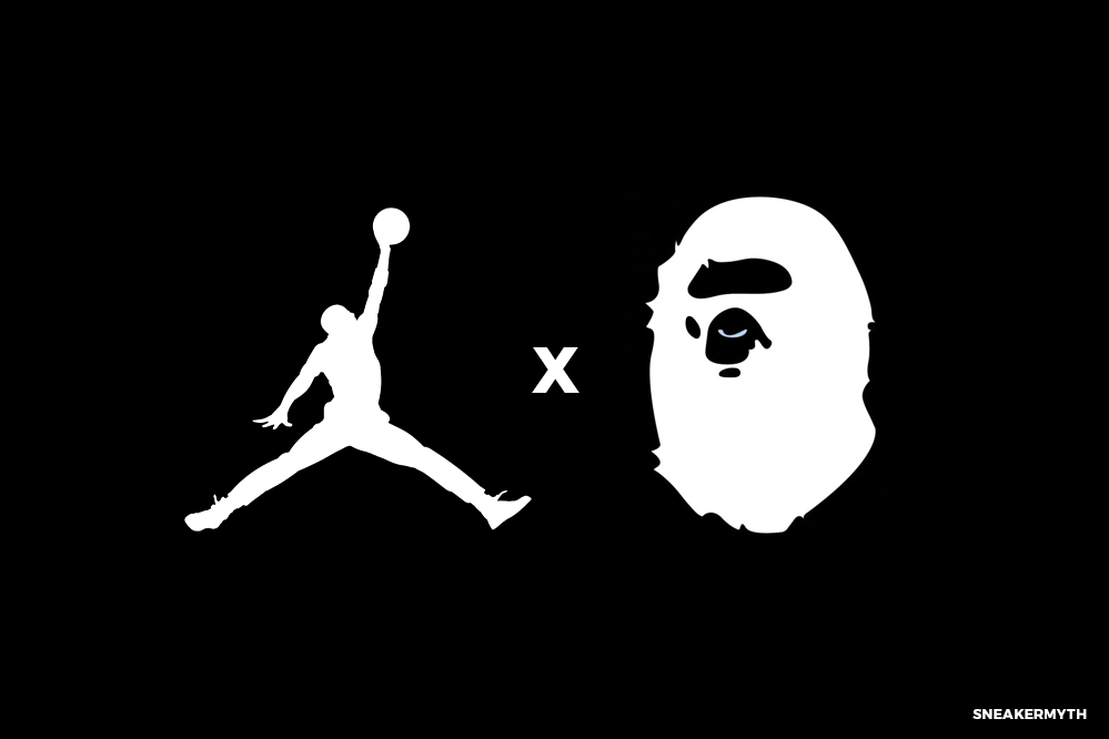 White BAPE Logo - Bape x Air Jordan 5 - First Look - Sneaker Myth