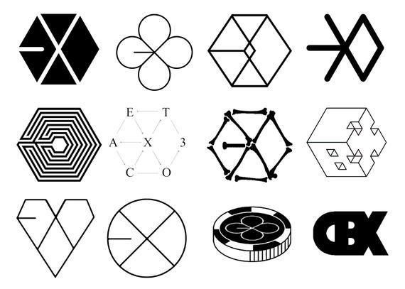 EXO Logo - EXO Logo Decal