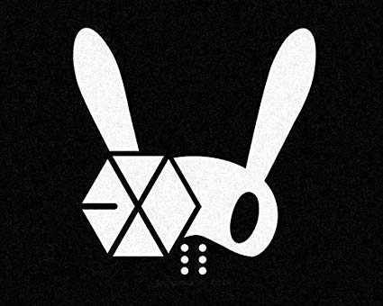 EXO Logo - K Pop BAP And EXO Logo 5 Tall Color: WHITE