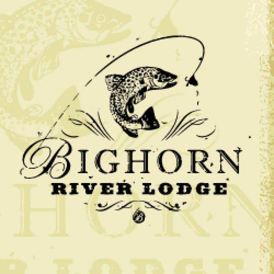 River Dragon Logo - Bighorn River Lodge logo - Insight Design