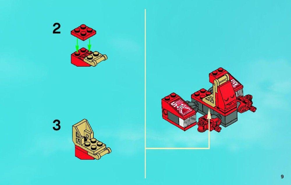 River Dragon Logo - LEGO River Dragon Instructions 8111, Exo Force