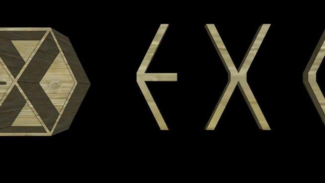 EXO Logo - Hexagon Shelf Inspired By EXO Logo | 3D Warehouse