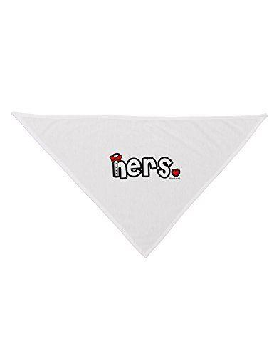 Red Bow Tie with White Triangles Logo - TooLoud Matching His and Hers Design - Hers - Red Bow Tie Printed ...