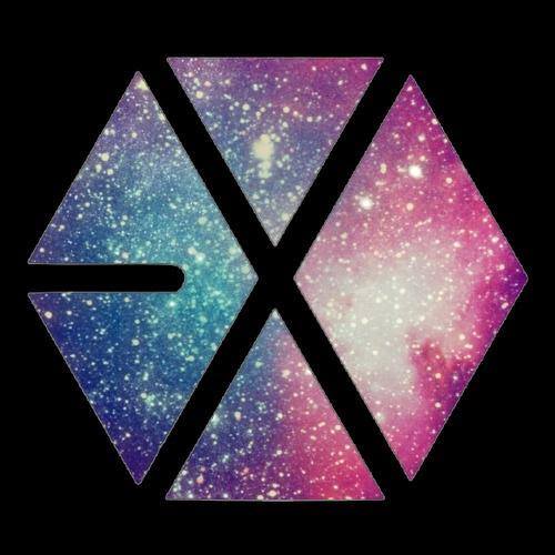 EXO Logo - EXO image exo logo galaxy style wallpaper and background photo