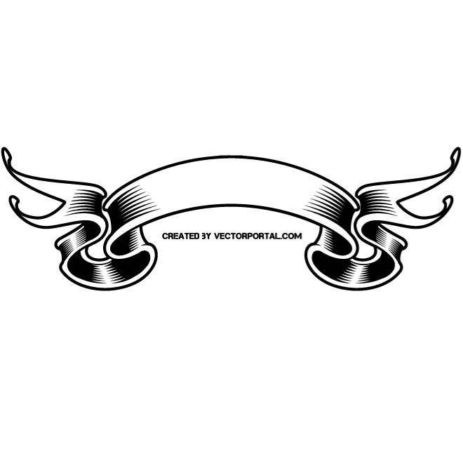 Black and White Ribbon Logo - BLACK AND WHITE RIBBON